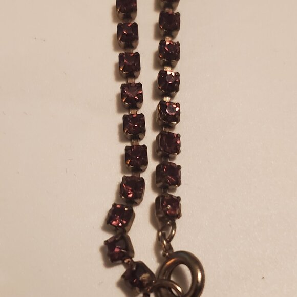 1 Big Ruby Stone Necklace, item # A 1238, wt . 42 grams. - Picture 3 of 13